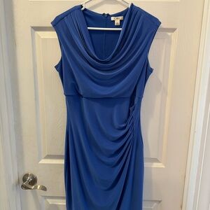 Cato Royal Blue Draped Dress